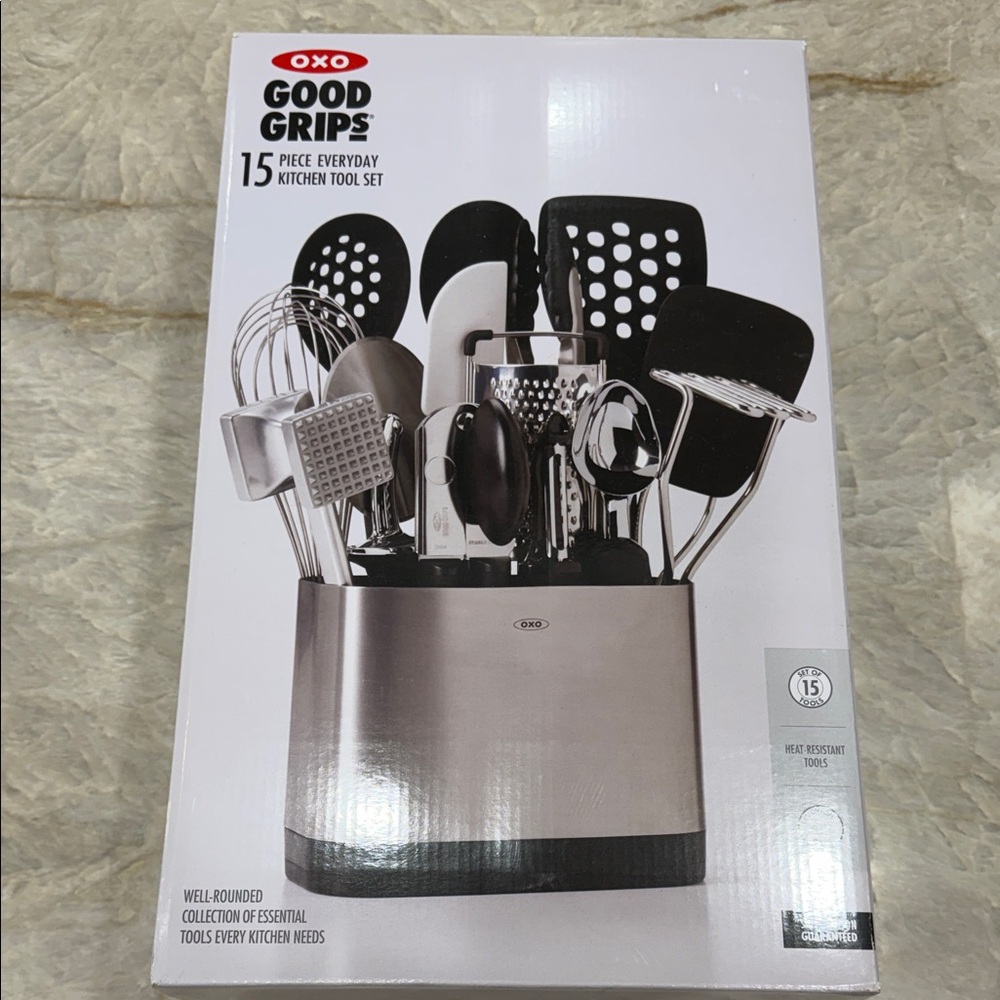 NEW UNOPENED OXO Good Grips 15 Piece Kitchen Tool Set
